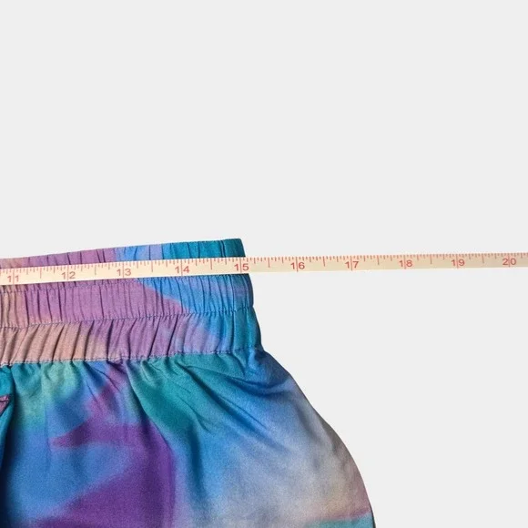 Johnny Was Workshop Silk Merida Marble Shorts S Colorful Boho Festival NWT - Picture 6 of 10